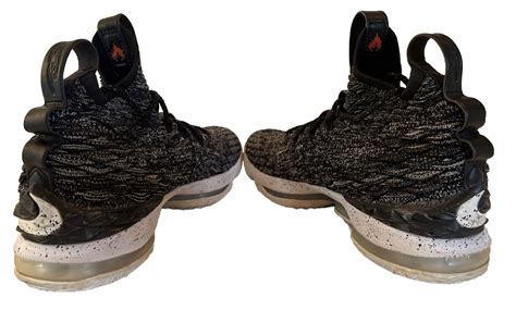 Nike Lebron Xv 15 Ashes Sneakers Mens Size 10 Black White 897648 002 2017a Ebay