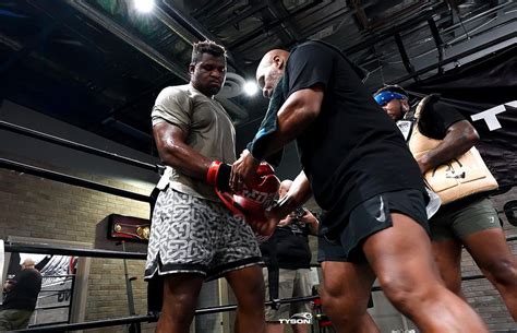 Mike Tyson Sends Warning To Tyson Fury After Training Francis Ngannou