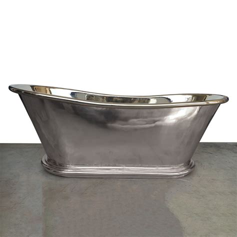 Here you may to know how to finish bathtub walls. Copper Bathtub Nickel Finish Inside & Outside 70" x 29" x 27"