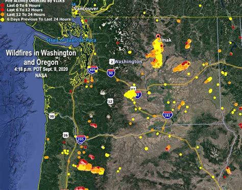 Washington State Fire Map 2020 Zone Map