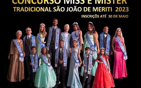 Concurso Miss e Mister São João de Meriti está com inscrições abertas São João de Meriti