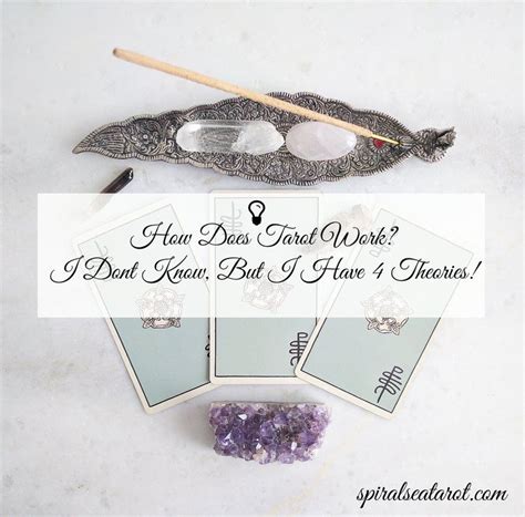 Other readers may speak of tapping into a universal mind or universal consciousness. still others credit the influence of gods or other supernatural beings to place the cards in a meaningful order. How Does Tarot Work? I Don't Know, But I Have 4 Theories ...