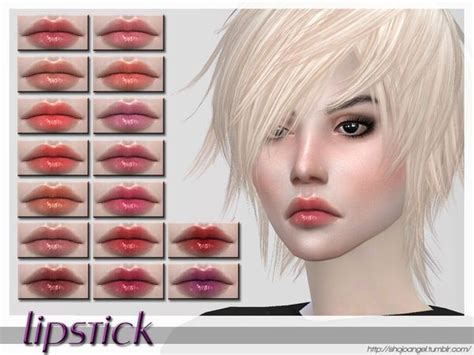 Shojoangels Lipsset25 Sims 4 Sims Sims 4 Cc Makeup