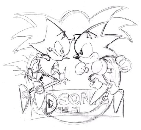 Concept Artwork Of The ‘sonic Cd Cover Artwork Sonic The Hedgeblog