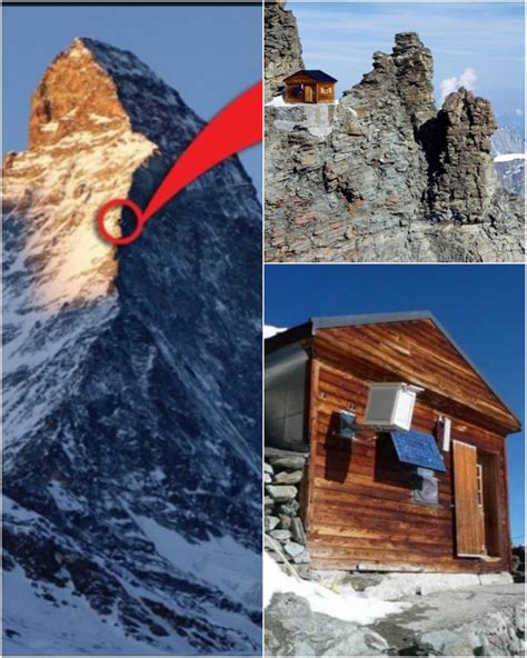 Solvay Hut Is A Mountain Cabin In Zermatt Switzerland Mountain