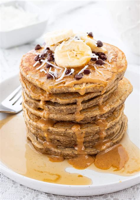 Healthy Banana Pancakes With Protein Haute And Healthy Living