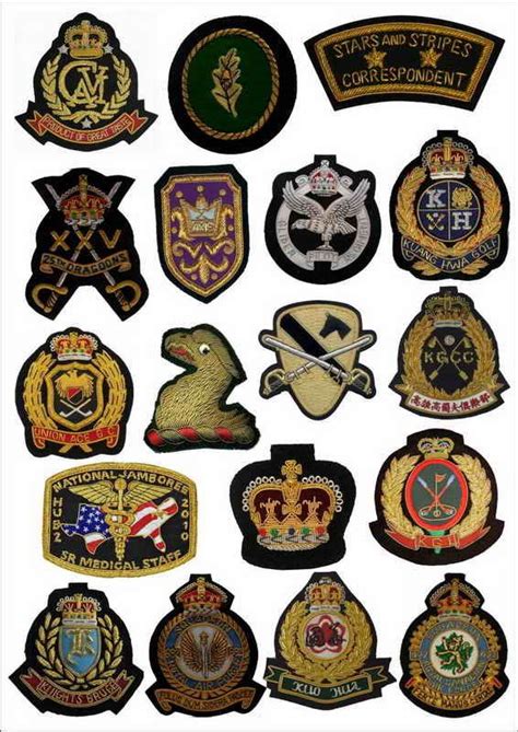 Well Done Badges Luxury Embroidered Patches Embroidered Bullion