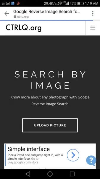 how to find similar images online using reverse image search
