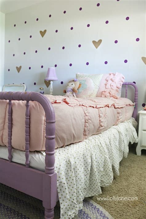 Little Girl Purple And Gold Bedroom Ideas Lolly Jane