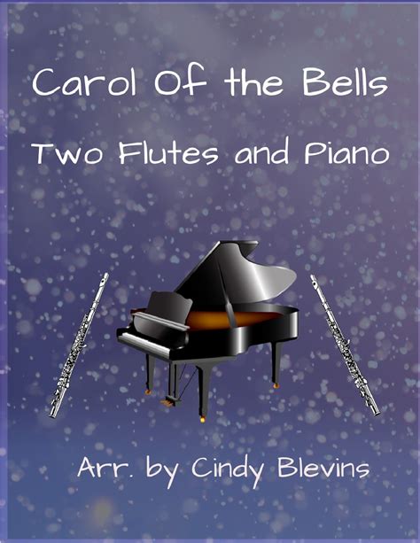 Carol Of The Bells Two Flutes And Piano Sheet Music Mykola