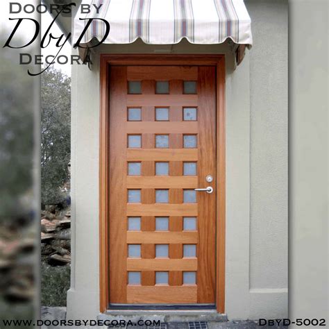 Custom Modern Wood And Glass Door Entry Doors By Decora