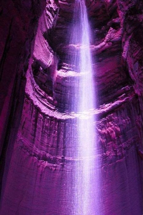 Purple Cave With Light ♥ Pretty In Purple ♥ Pinterest