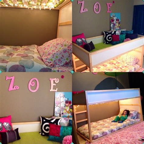 Pirate design curtain set for midsleeper cabin bunk bed. IKEA kura loft bed | Ikea kura loft bed, Kura loft bed ...