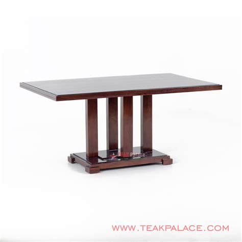 meja makan minimalis tegal  cm kayu jati java coffee teak palace