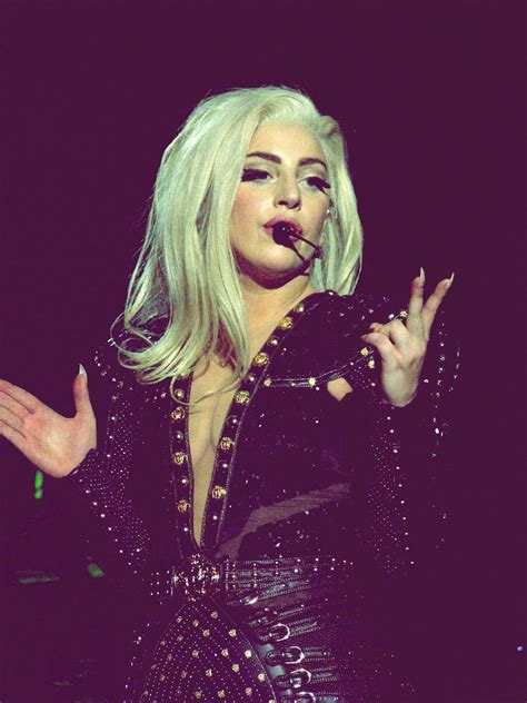 Lady Gaga During An Antwerp Show Of Her Born This Way Ball Tour Lady