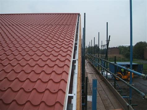Effect Roofing Sheets Metal Tile Effect Roofing Roof Architecture