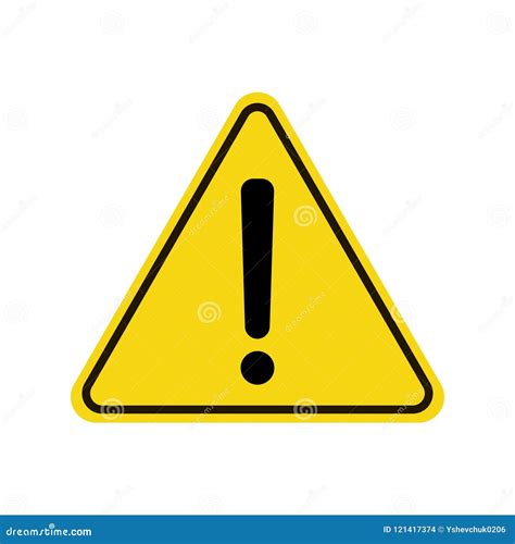 Triangle Warning Sign Exclamation Sign Warning Roadsign Icon Danger