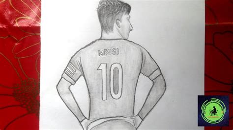 How To Draw Lionel Messi Draw Lionel Messi Back Side Photo Youtube