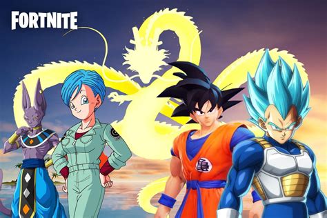 Dragon Ball X Fortnite Goku And Vegeta Skins Kame House And Everything
