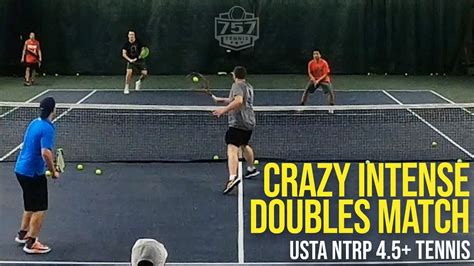 Best Tennis Match Ever Usta Ntrp 4 5 Doubles Game 757 Tennis Youtube