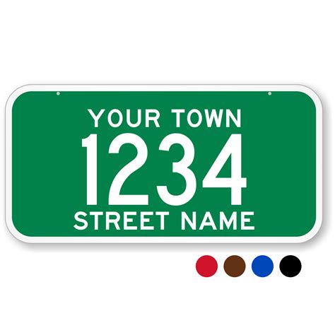 911 Address Signs Free And Fast Shipping From Smartsign