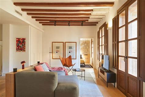 Spanish Design At Its Best Renovated Apartment In Barcelona 〛 Photos