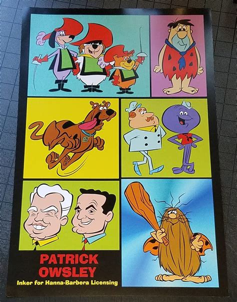 Patrick Owsley Inker For Hanna Barbera Licensing 11x17 Print Patrick