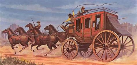 Stagecoach Western Art Western Artwork Western Paintings