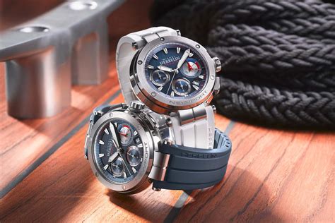 introducing michel herbelin newport chronograph regatta limited edition watch oracle time