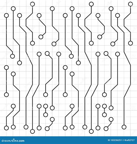 Printed Circuit Board Stock Vector Illustration Of Electronic 103236251