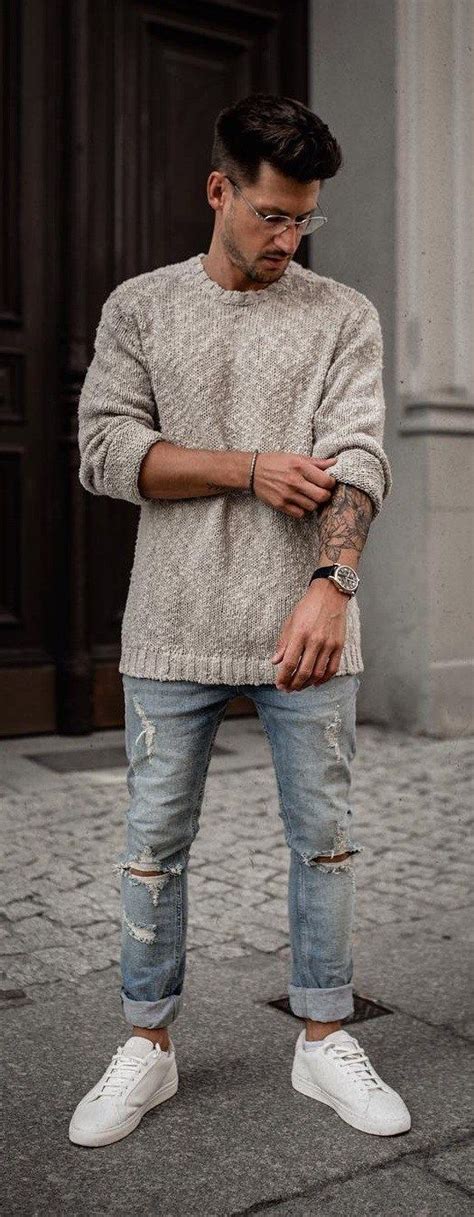 Sweater Outfit Ideas For Men Sweater Outfits Men Mens Fashion Sweaters