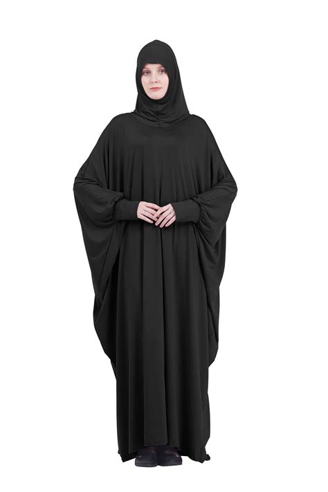 Muslim Women Prayer Dress Abaya Hijab Jilbab Farasha Overhead Kaftan