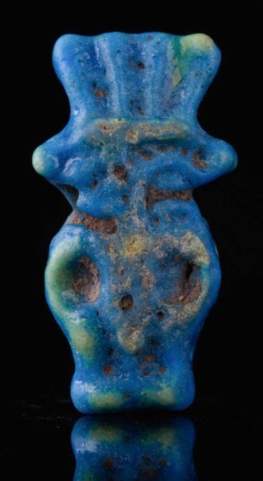 Ancient Egyptian Faience Bes Amulet Catawiki