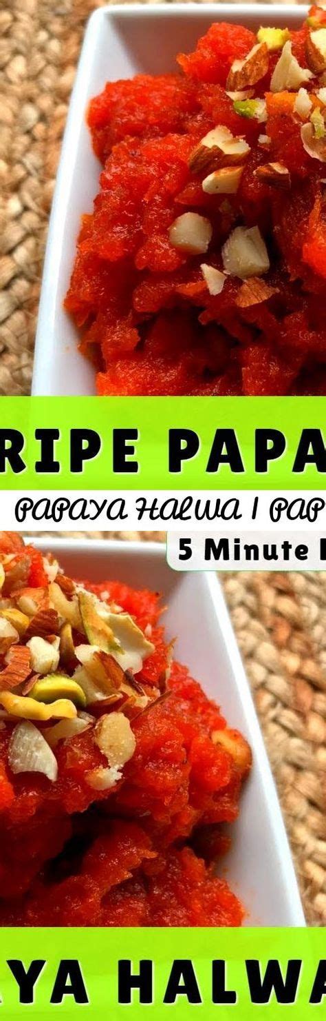 When it comes to fruits, papaya may take the backseat to other from appetizers to dessert, you do not want to miss out on these healthy, fresh papaya recipes! PAPAYA HALWA | Papaya dessert, Papaya recipes, Dessert recipes