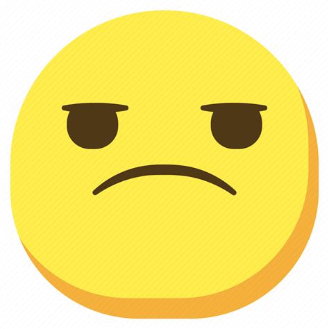 Annoyed Emoji Emoticon Smileys Suspicious Icon Download On Iconfinder