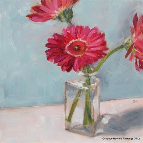 Daily Paintworks Sandy Haynes Flower Art Flower Art Painting