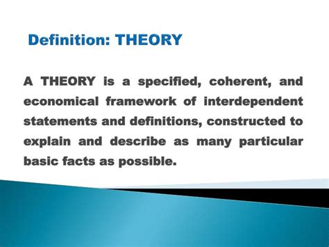 PPT - Definition: THEORY PowerPoint Presentation, free ...