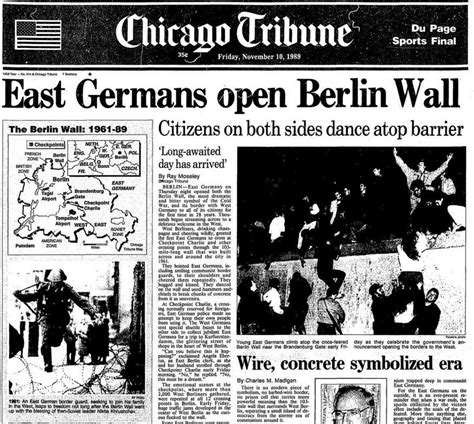 The demolition of the berlin wall had immediate effects on german life. Archive: The Berlin Wall comes down - Chicago Tribune