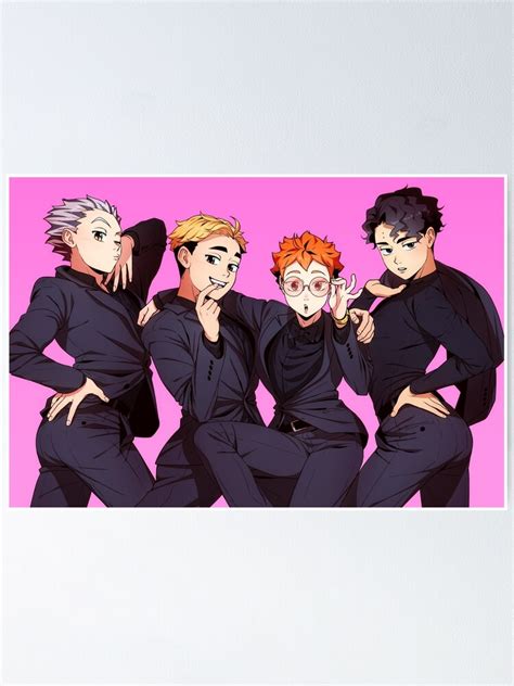 "Haikyuu!! MSBY Black Jackals 3/4" Poster by Suncelia ...