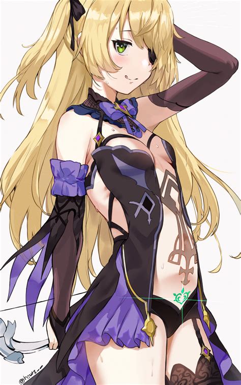 Fischl is an investigator for mondstadt's adventurers' guild, accompanied by the night raven oz. Fischl - Genshin Impact - Image #3127935 - Zerochan Anime ...