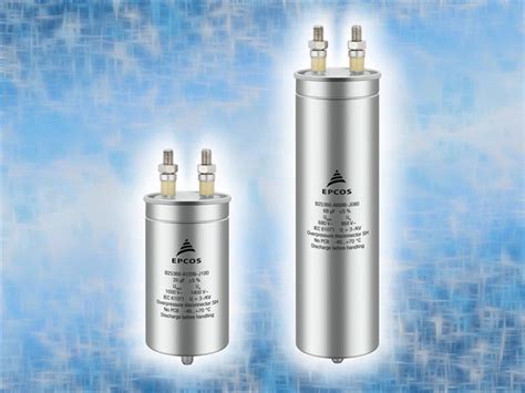 Tdk Epc Corporations Film Capacitors High Dielectric Strength For Wind Power Plants