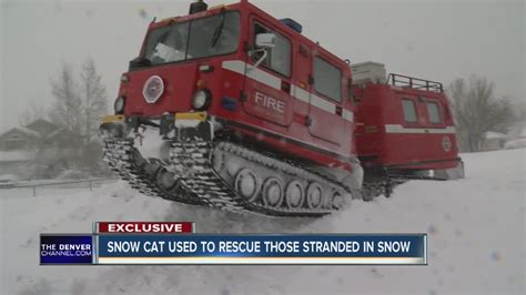 Snow Cat Used To Rescue Those Stranded In Snow Youtube