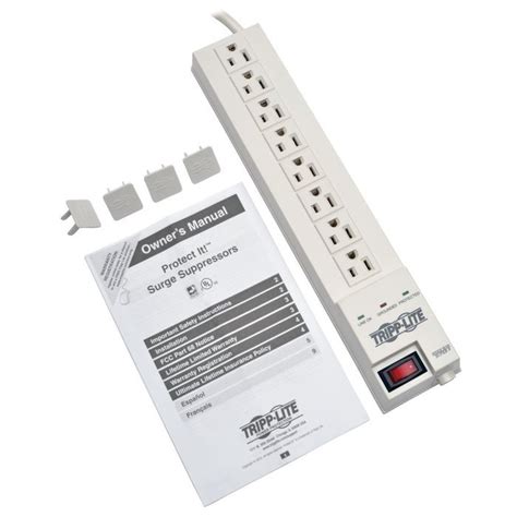 Tripp Lite 8 Outlet Surge Protector Power Strip 8ft Cord And 35k