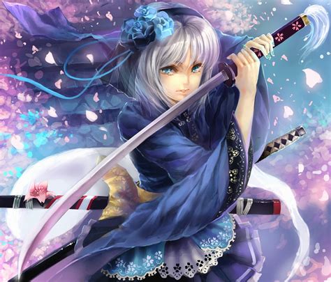 Anime Female Samurai Wallpapers Top Free Anime Female Samurai Backgrounds Wallpaperaccess