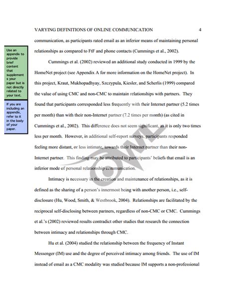 The apa style guide addresses a wide variety of formatting. APA Sample Paper Purdue OWL - KINESIOLOGY - LibGuides at ...