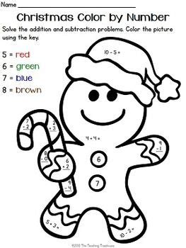 Your students are sure to love these christmas coloring pages.there are 9 pages included:►multiplication facts x1►multiplication facts x2►multiplication. FREE Christmas Color by Number, Addition & Subtraction ...