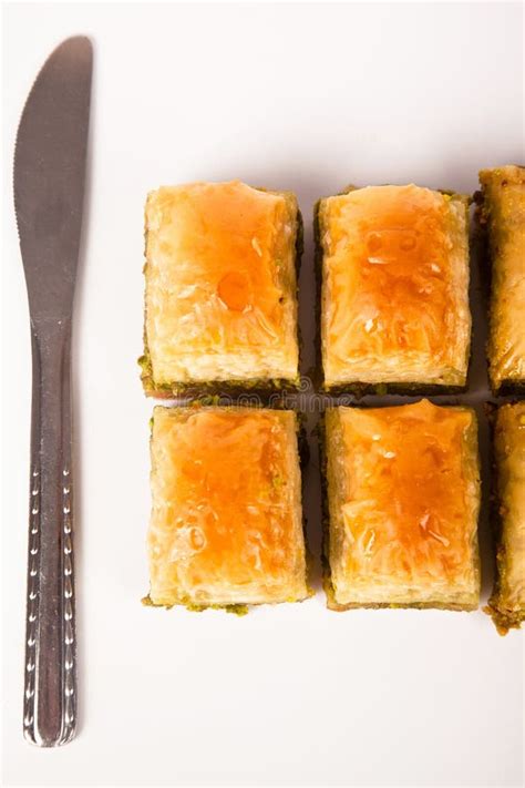 Baklava With Pistachio One Of The Most Beautiful Desserts Of Turkish