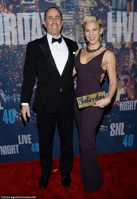 Jerry Seinfeld Beams At Snl 40 As Wife Jessica 43 Shows Off Toned
