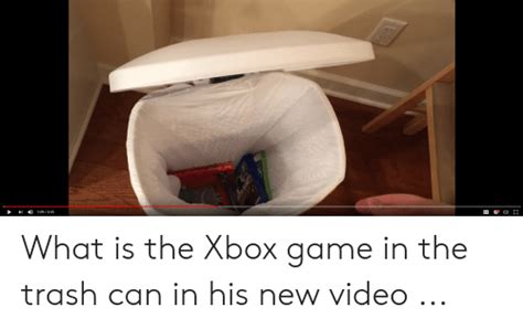 129335 What Is The Xbox Game In The Trash Can In His New Video Trash