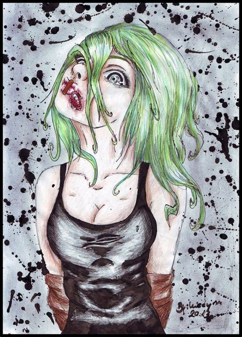 Zombie Girl By Kiccyke On Deviantart Zombie Girl Zombie Girl Drawing